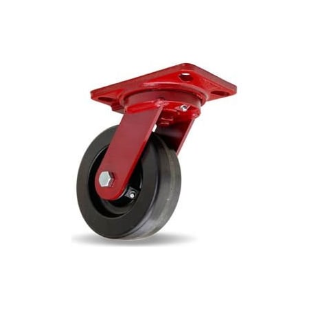 Hamilton Casters Hamilton Heavy Service Swivel 6 x 2 Plastex Roller 1200 Lb. Caster S-HS-6P